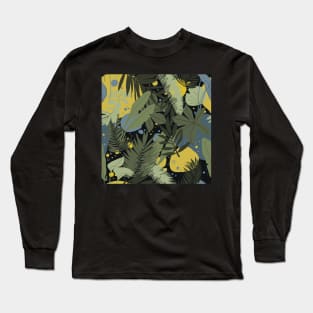 Tropical leaves Long Sleeve T-Shirt